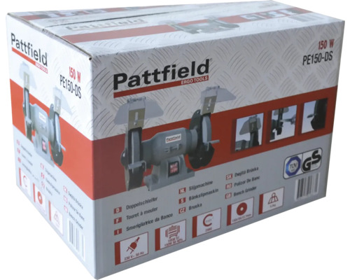 Verpackung einer Pattfield Tischschleifmaschine