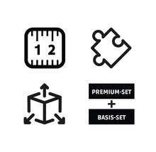 Modulfix Spanngummi-System Premium Set schwarz 9-tlg-thumb-28