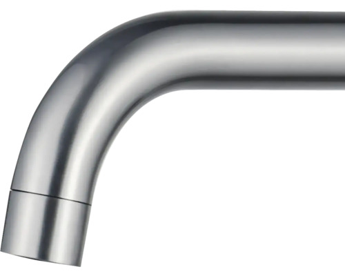 Edelstahl Duscharm gebogen