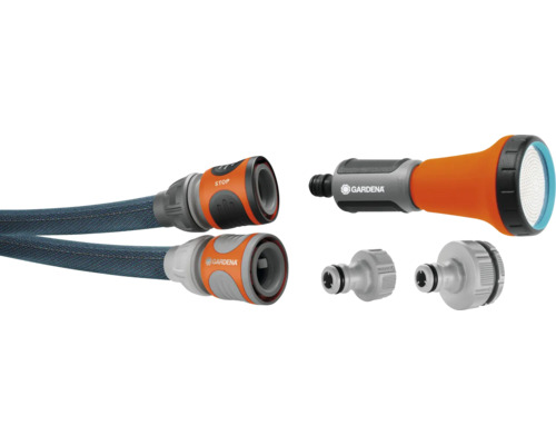 Gardena Textile Schlauchset mit Gartenspritze und Zubehör