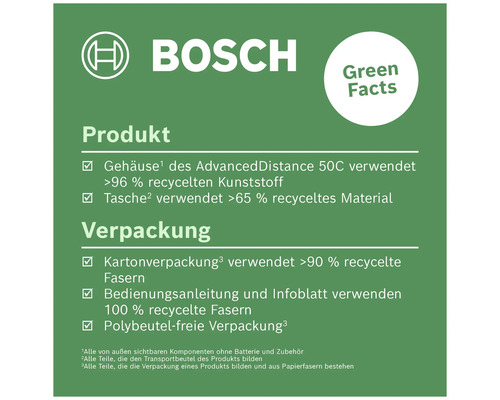 Digitaler Laser-Entfernungsmesser Bosch AD 50C
