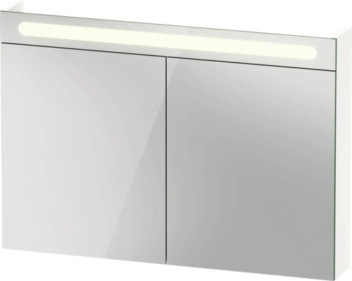 Spiegelschrank mit Beleuchtung und zwei Türen