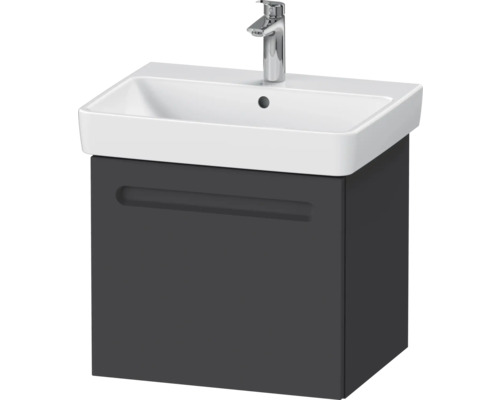 Waschbeckenunterschrank mit Waschbecken und Armatur