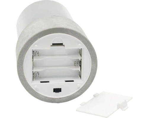 Batteriefach einer LED Kerze