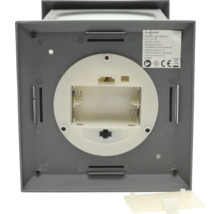 Detailansicht der Laterne mit Batteriefach