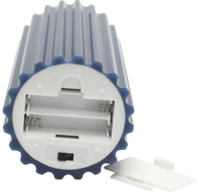 LED Stumpenkerze mit Batteriefach und Schalter