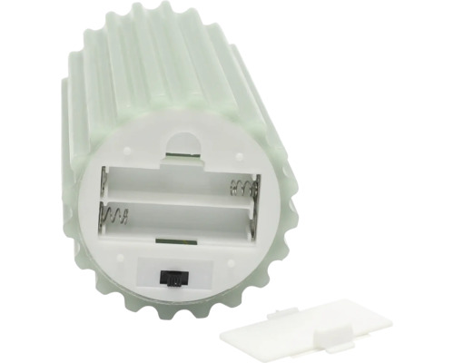 Batteriefach einer LED-Kerze