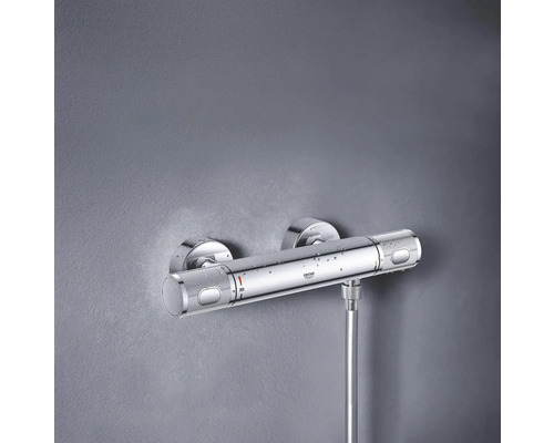 Aufputz-Thermostatarmatur zur Wandmontage im Badezimmer