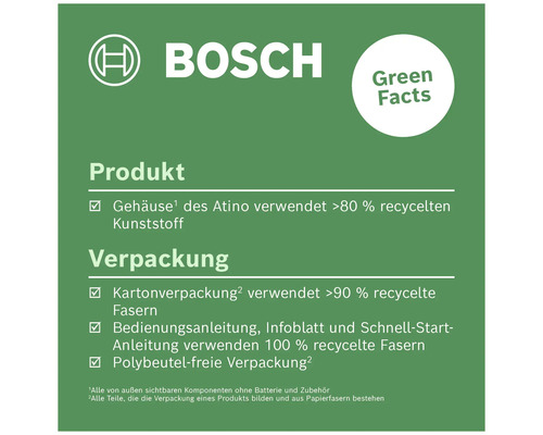 Linienlaser Bosch Atino inkl. 1 x 1,5-V Batterie (AA) und Zubehör