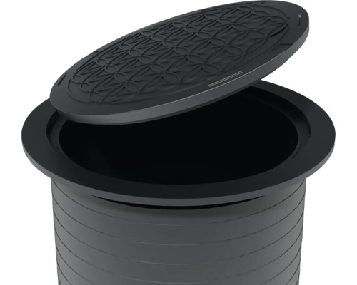 Schachtabdeckung aus Kunststoff mit Muster