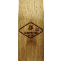 Maurerlob Logo auf Holzgriff