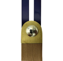 Winkelmesser mit Holzgriff und Metalleinsatz