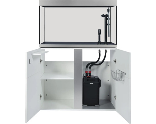 Aquariumkombination mit Unterschrank, Innenfilter und Außenfilter