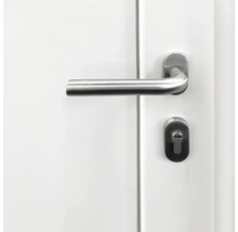 Haustür Aluminium/PVC Smart A400 2.0 RC2 anthrazit 1000 x 2100 mm Rechts inkl. Beschlagset, Stangengriff, Profilzylinder inkl. 3 Schlüssel
