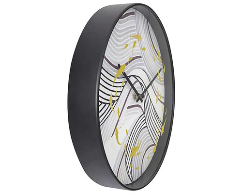 Wanduhr mit Fischmuster