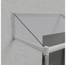 ARON Vordach Pultform Nancy VSG 150x80 cm weiß-thumb-4