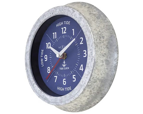 Gezeitenuhr mit maritimem Design für die Wandmontage