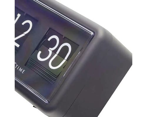 Analoge Tischuhr mit Klappzahlenanzeige