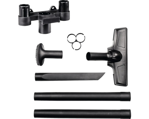 Zubehörset für Staubsauger mit verschiedenen Düsen und Rohren