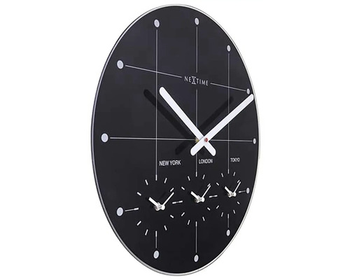 Nextime Weltzeituhr für New York, London und Tokio