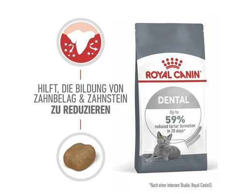 Royal Canin Dental Katzenfutter zur Reduzierung von Zahnbelag und Zahnstein