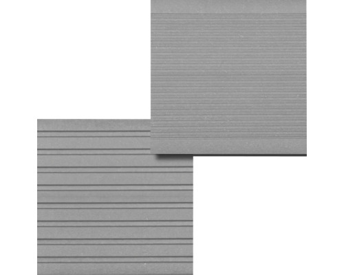 Graue Treppenkantenprofile mit Rillenstruktur