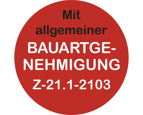 Symbol: Mit allgemeiner Bauartgenehmigung Z-21.1-2103