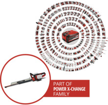 Akku Heckenschere Einhell Power-X-Change GE-CH 36/65 Li-Solo ohne Akku und Ladegerät( 2x18V )-thumb-11