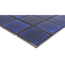 Keramikmosaik SD 641N Quadrat uni Marine Blue glänzend 30,4x30,4cm-thumb-1
