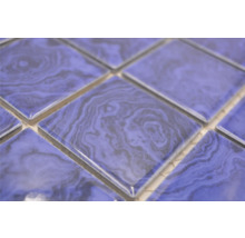 Keramikmosaik SD 641N Quadrat uni Marine Blue glänzend 30,4x30,4cm-thumb-2