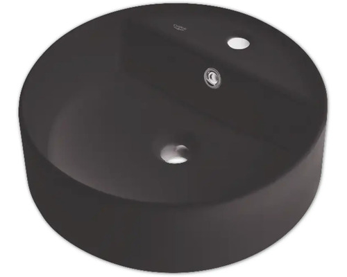 Aufsatzwaschbecken aus Sanitärkeramik mit runder Form