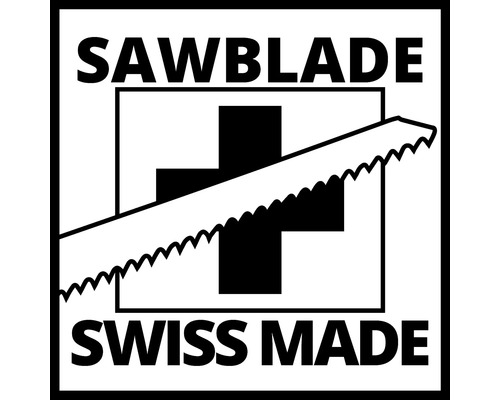 Sägeblatt Swiss Made Kennzeichnung