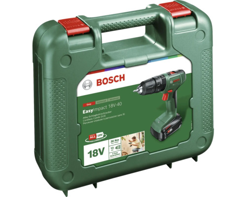 Bosch EasyImpact 18V-40 Akku Schlagbohrschrauber im Koffer
