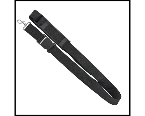 Schultergurt mit Karabinerhaken und Schnalle