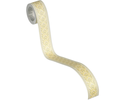 Dekoratives Band mit Zickzackmuster auf Rolle