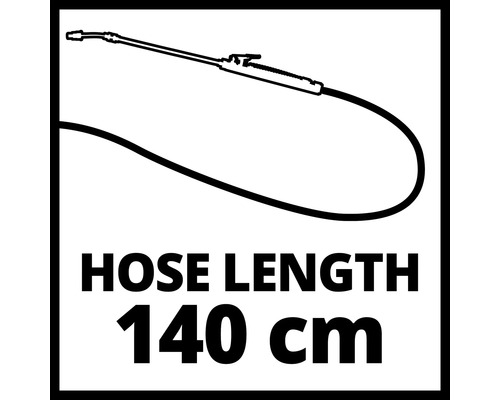 Schlauchlänge 140 cm