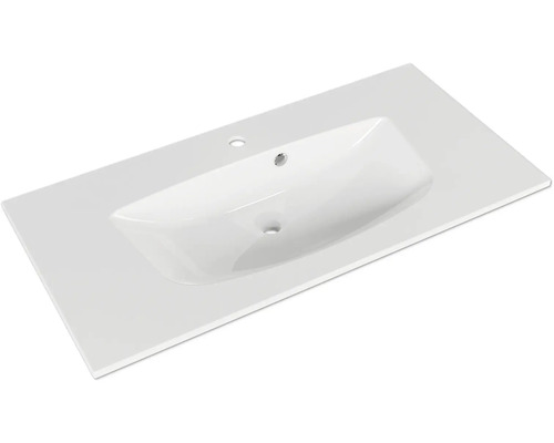 Waschtischplatte mit eingelassenem Waschbecken