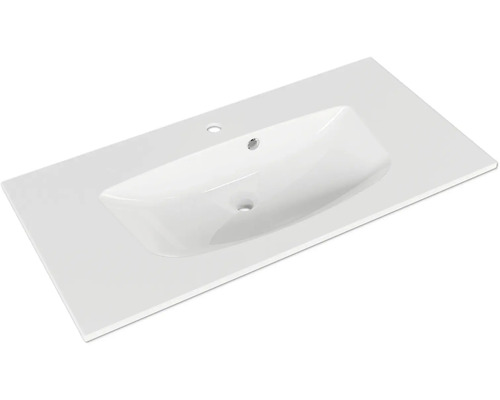 Waschtischplatte mit eingelassenem Waschbecken