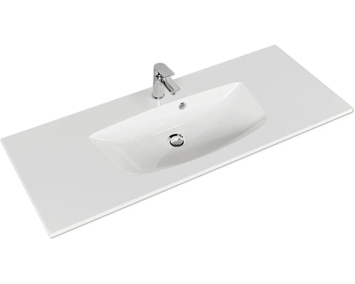 Waschtisch mit Waschbecken und Armatur