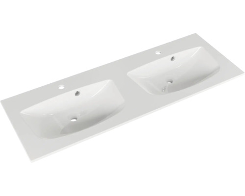 Waschtischplatte mit zwei Waschbecken