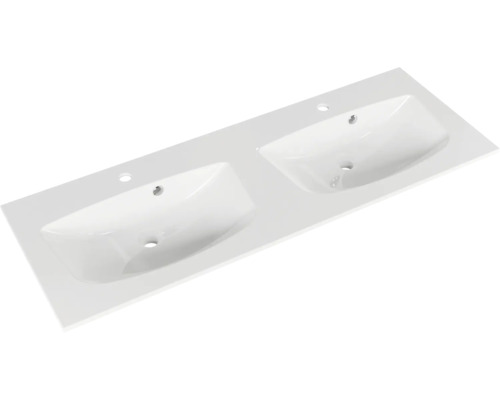 Doppelwaschtisch aus Sanitärkeramik