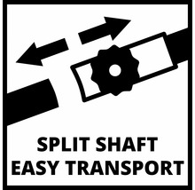 Symbol für geteilten Schaft für einfachen Transport