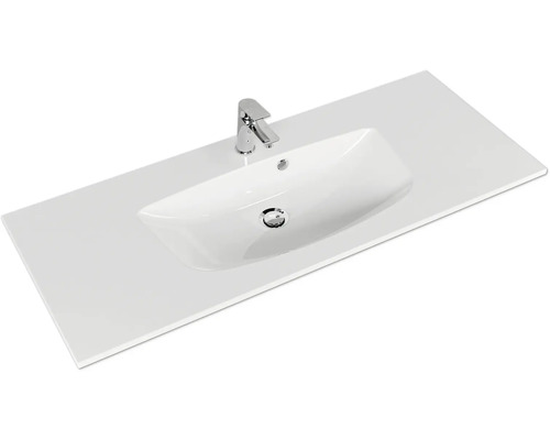 Waschtisch mit Waschbecken und Armatur