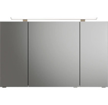 Badmöbelset 3-teilig Pelipal Sunline 300 BxHxT 117 x 200 x 48 cm Frontfarbe eiche ribbeck mit Waschtisch Mineralmarmor Griff chrom SET-164-101