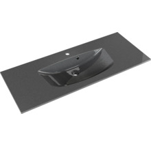Badmöbelset 3-teilig Pelipal Sunline 300 BxHxT 117 x 200 x 48 cm Frontfarbe eiche mit Waschtisch Mineralmarmor Griff chrom SET-164-112