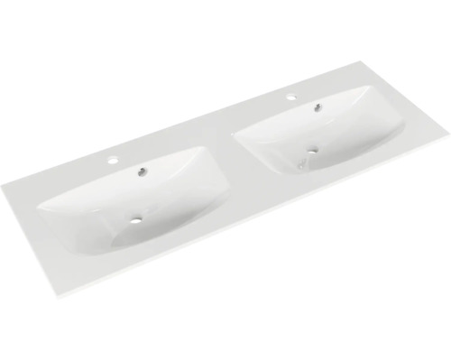 Waschtischplatte mit zwei Becken für das Badezimmer