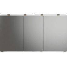 Badmöbel-Set Pelipal Sunline 300 BxHxT 132 x 200 x 48 cm Frontfarbe eiche ribbeck Badmöbelset 3-teilig mit Waschtisch Mineralmarmor