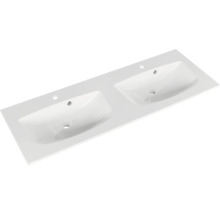 Badmöbel-Set Pelipal Sunline 300 BxHxT 132 x 200 x 48 cm Frontfarbe eiche ribbeck Badmöbelset 3-teilig mit Waschtisch Mineralmarmor