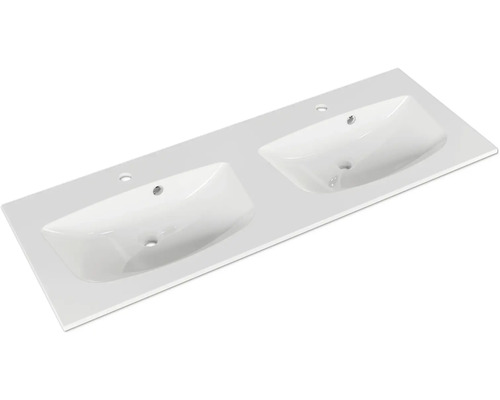 Doppelwaschtisch aus Sanitärkeramik