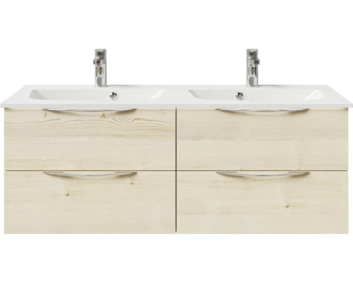 Waschtischunterschrank mit vier Schubladen und Doppelwaschbecken